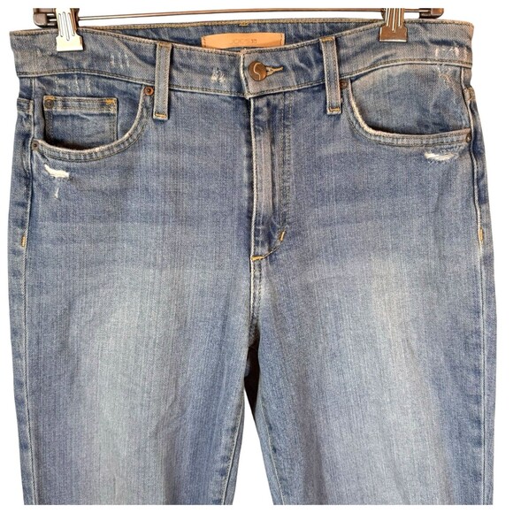 Joe's Jeans Women's 28 The Milla High Rise Straight Ankle Distressed Light Wash‎ - Picture 4 of 16